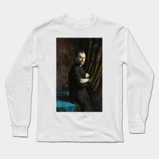 Portrait of Konrad Dynowski by Wladyslaw Podkowinski Long Sleeve T-Shirt